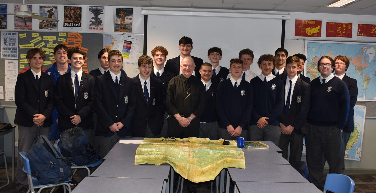 Students Welcome Old Boy Noel McLaughlin Back to St Dom’s